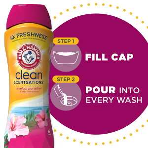 [RDY] [] ARM & HAMMER Clean Scentsations 󒆍u[X^[ gsJEp_CX̍ 24 Oz [yVCOʔ] | ARM & HAMMER Clean Scentsations In-Wash Scent Booster, Laundry Scent Booster Tropical Paradise sce
