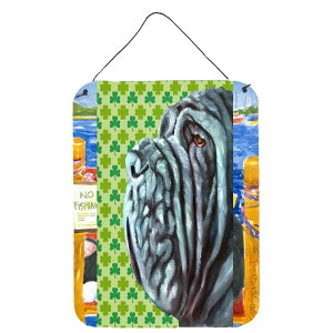 [RDY] [��������] �i�|���^���E�}�X�e�B�t �Z���g�E�p�g���b�N�X�E�f�C �V�������b�N �Ǌ|���E�h�A�|�� �v�����g [�y�V�C�O�ʔ�] | Neapolitan Mastiff St. Patricks Day Shamrock Wall or Door Hanging Prints