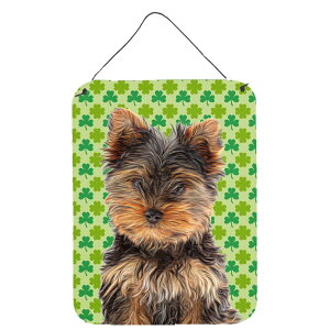 [RDY] [] St. Patricks Day Shamrock Yorkie̎q/[NV[eA̕ǂhA| [yVCOʔ] | St. Patricks Day Shamrock Yorkie Puppy / Yorkshire Terrier Wall or Door Hanging Prints