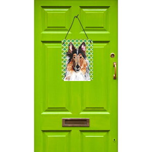 [] R[bL[VbNpgbN̓Ǌ|܂̓hA|vg [yVCOʔ] | Collie Lucky Shamrock St. Patricks Day Wall or Door Hanging Prints