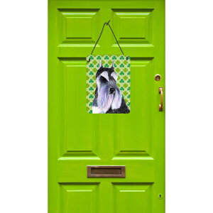 [RDY] [] ViEU[ pgbN̓ VbN̏ё Ǌ|܂̓hA| vg [yVCOʔ] | Schnauzer St. Patricks Day Shamrock Portrait Wall or Door Hanging Prints