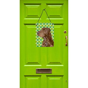 [RDY] [] tB[hEXpjG pgbN̓ VbN̏ё Ǌ|܂̓hA|vg [yVCOʔ] | Field Spaniel St. Patrick's Day Shamrock Portrait Wall or Door Hanging Prints