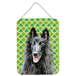 [RDY] [] xWAEV[vhbO pgbN̓ VbN̕Ǌ|܂̓hA|vg [yVCOʔ] | Belgian Sheepdog St. Patrick's Day Shamrock Wall or Door Hanging Prints