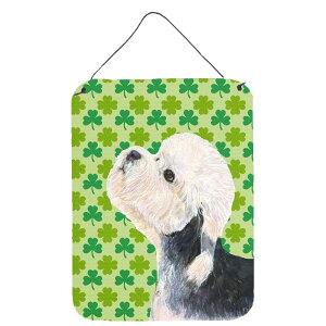 [] _fBEfBgEeA ZgEpgbNXEfC VbN Ǌ|EhA|vg [yVCOʔ] | Dandie Dinmont Terrier St. Patrick's Day Shamrock Wall or Door Hangi