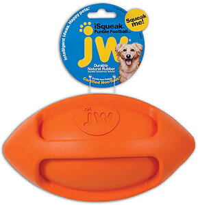 [RDY] [] JW Pet iSqueak t@utbg{[o[ pi [yVCOʔ] | JW Pet iSqueak Funble Football Rubber Dog Toy - Large