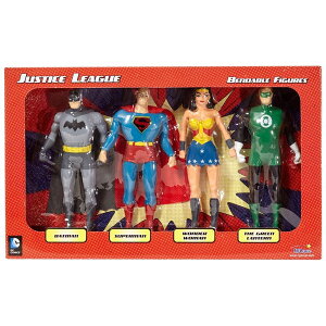 [] WXeBXE[O 4s[XȂ{bNXZbg [yVCOʔ] | Justice League 4-Piece Bendable Boxed Set