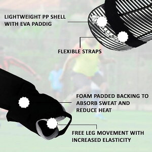 [] VIZARI Matera TbJ[pVK[hipj qpA[XpAlpbyʂőϋvɗDꂽ3ΈȏpMA - BLACK/WHITE, M [yVCOʔ] | Vizari Matera Soccer Shin Guards with Ankle