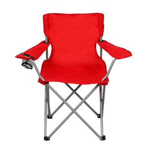 [RDY] [] Ozark Trail x[VbN Nbh ܂肽݃LvE`FA Jbvz_[t(A_g) [yVCOʔ] | Ozark Trail Basic Quad Folding Camp Chair with Cup Holder, Bright Red, Adult