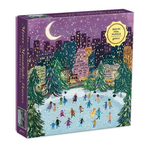 [] [E[CgEXP[^[Y 500s[XEzCpYiWO\[pYj [yVCOʔ] | Merry Moonlight Skaters 500 Piece Foil Puzzle (Jigsaw)