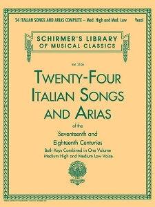 [RDY] [] 17`18ĨC^Ả̂ƃAA24ȁF̃L[1ɒƒᐺ [yVCOʔ] | Twenty-Four Italian Songs and Arias of the Seventeenth and Eighteenth Centuries : Both Keys Combined in One V