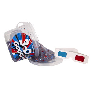 [RDY] [] RpEhELOX 3D ObVEoPciKltj u[bh [yVCOʔ] | Compound Kings 3D Goosh Bucket With Glasses Blue & Red