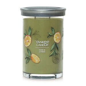 [RDY] [��������] Yankee Candle �Z�[�W���V�g���X ���[�W�^���u���[�L�����h�� 20�I���X [�y�V�C�O�ʔ�] | Yankee Candle Sage & Citrus Signature Large Tumbler Candle, 20 oz
