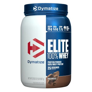 [��������] Dymatize �G���[�g100���z�G�C�v���e�C���p�E�_�[�A���b�`�`���R���[�g�A2�|���h [�y�V�C�O�ʔ�] | Dymatize Elite 100% Whey Protein Powder, Rich Chocolate, 2 lb
