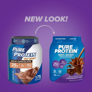 [RDY] [] Pure Protein 100zGCveCEpE_[Ab``R[gA^pN25gA1.75|h [yVCOʔ] | Pure Protein 100% Whey Protein Powder, Rich Chocolate, 25g Protein, 1.75 lb