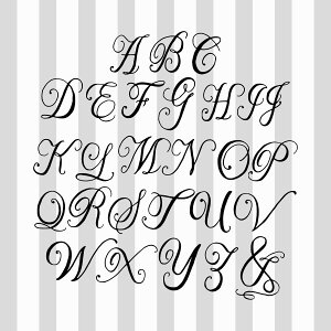 [��������] �O���[�X�g���C�v���������X�N���v�gI Abc�ɂ����16 X 16�����I�ȃX���[�� [�y�V�C�O�ʔ�] | Gray Striped Ornate Letter Script I By Abc 16 X 16 Decorative Throw Pillow