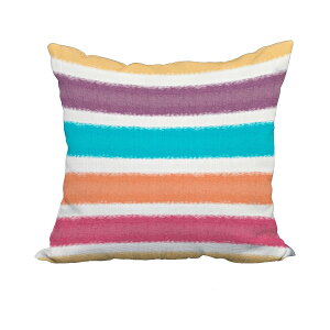 [RDY] [��������] 20 x 20 �C���` �C�G���[ �X�g���C�v �v�����g�����|���G�X�e�� �X���[�����l�� �e�N�X�`�� [�y�V�C�O�ʔ�] | 20 x 20 Inch Yellow Stripe Print Decorative Polyester Throw Pillow with a Linen Texture