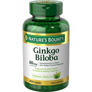 [RDY] [��������] Nature's Bounty �C�`���E�t�J�v�Z��, 60 Mg, 200 Ct [�y�V�C�O�ʔ�] | Nature's Bounty Ginkgo Biloba Capsules, 60 Mg, 200 Ct