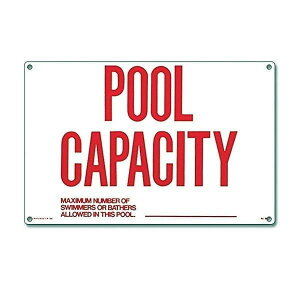 [RDY] [��������] Poolmaster �u�v�[���e�ʁv�W���i�Z��p�܂��͏��Ɨp�v�[������уX�p�p [�y�V�C�O�ʔ�] | Poolmaster Pool Capacity Sign for Residential or Commercial Swimming Pools and Spas