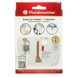 [RDY] [��������] Fluidmaster 8100P8 Flush 'n Sparkle �g�C���E�{�[�����V�X�e�� �u���[ [�y�V�C�O�ʔ�] | Fluidmaster 8100P8 Flush 'n Sparkle Toilet Bowl Cleaning System Blue