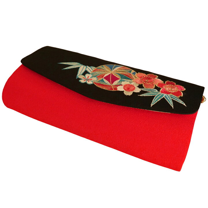 楽天市場】□IKKO クラッチバッグ＋ヒール草履 2点セット (黒  