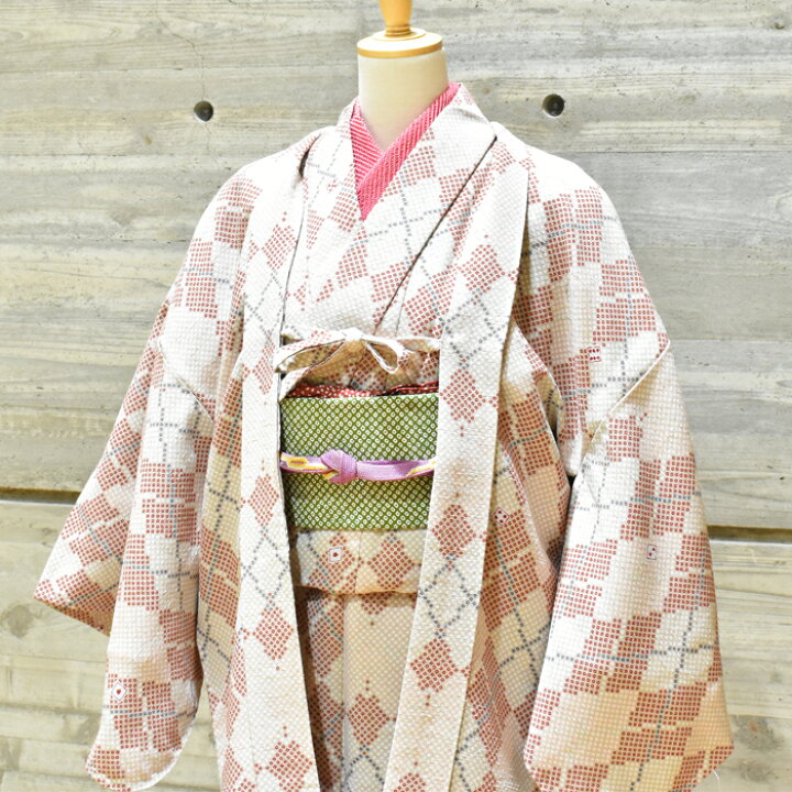 楽天市場】＜撫松庵アンサンブル＞プレタ着物＆プレタ羽織 新品でお 