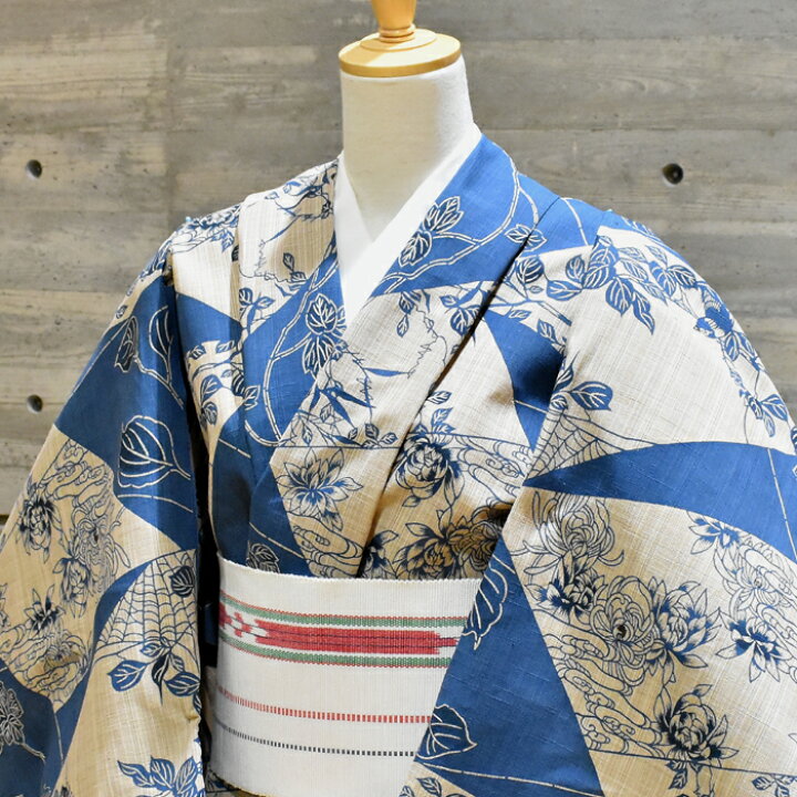 楽天市場】ゆかた＜奥州小紋＞高級浴衣 日本橋 竺仙鑑製 女性用 