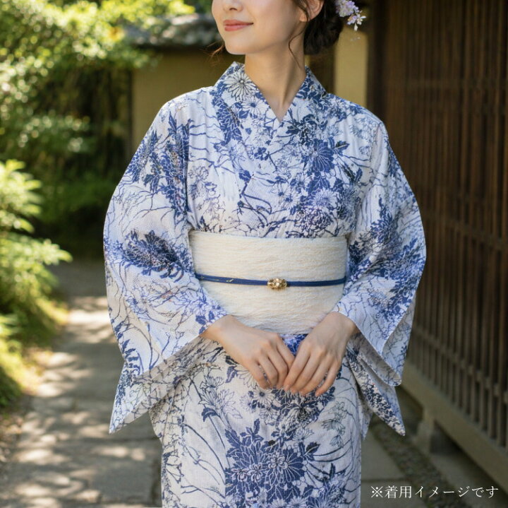 楽天市場】竺仙 浴衣 ちくせん 反物 ゆかた 紅梅小紋 お仕立て込み 綿 