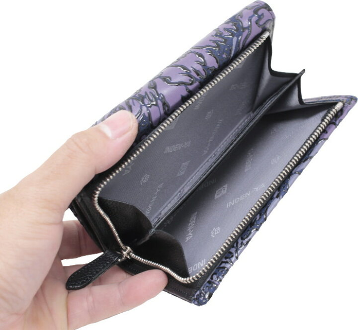 楽天市場】印傳屋 印伝 レディース 二つ折財布 Flonity フロニティ  