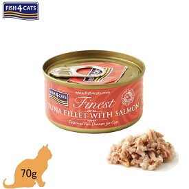 フィッシュ4 キャット (ツナ＆サーモン) 　缶　70g