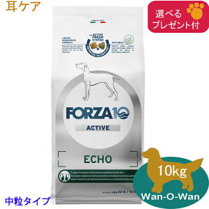 フォルツァ10 (FORZA10) エコーアクティブ (耳ケア) 10kg (中粒) 「正規品」(選べるプレゼント付)