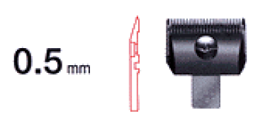 スピーディク替刃　未使用品 楽天市場】スピーディク バリカン純正替刃 0.5mm : ドリラン