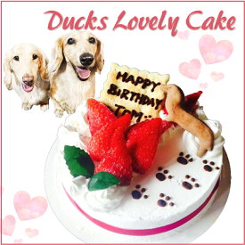 犬用ケーキ 名前入OK! ダックス ラブリー 選べる4号〜6号サイズ アレルギー対応 馬肉 ささみ お野菜生地 お誕生日 バースデー 安心人気 お名前入り可 おやつ お祝い ギフト 贈り物 ペット ドッグ わんこ 記念 口コミ かわいい 帝塚山ワンバナ