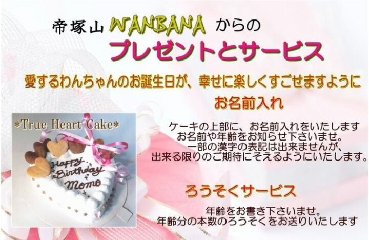 楽天市場 犬 ケーキ 名入れok アレルギー対応 野菜と馬肉生地 トゥルーハートケーキ 5号 サイズ お誕生日 生クリーム不使用 バースデー 無添加で安心 人気 名前入れ可 おやつ お祝い ギフト 贈り物 ペット ドッグ わんこ 記念 口コミ かわいい 帝塚山ワンバナ 6600円