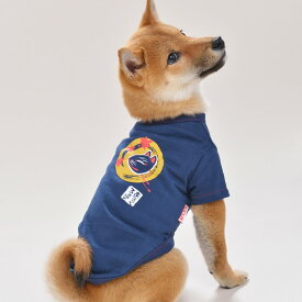狐とお面S/M/L和風あるくろぉす犬の服　犬服　ドッグウェア トイプードル　チワワ　ダックス　パグ