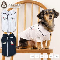 背開きパジャマ風シャツ XS/S/M/L/XL/XXL TINOTITO -ティノティート- 犬服 ドッグウェア TT26SS