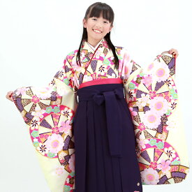 【7泊8日レンタル】 卒業式 袴 レンタル 小学生女子 女の子 レトロ ジュニア卒業式袴レンタルセット 古典柄 ひな祭り 着物 衣装 花 レトロ モダン ベージュ