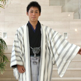 【レンタル】 成人式 袴 卒業式 男 男物羽織袴レンタル14点フルセット