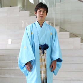 【レンタル】成人式 袴 卒業式 男 男物紋付羽織袴 レンタル14点フルセット