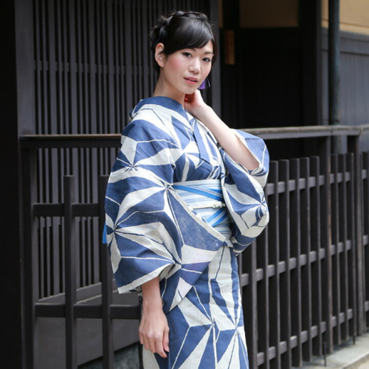 楽天市場】浴衣 セット レトロ レディース 高級綿麻浴衣3点セット  