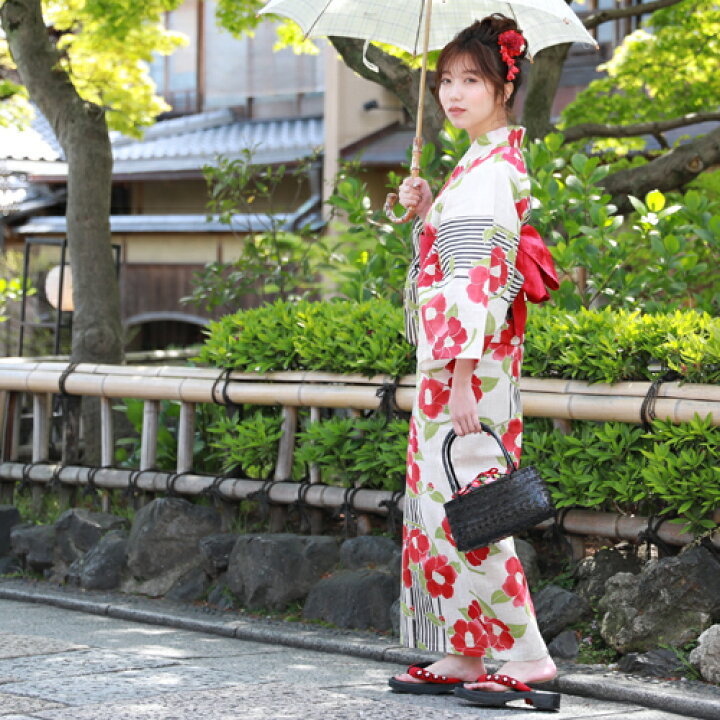 楽天市場】浴衣 セット レトロ 高級変わり織り綿麻浴衣3点セット「生成 