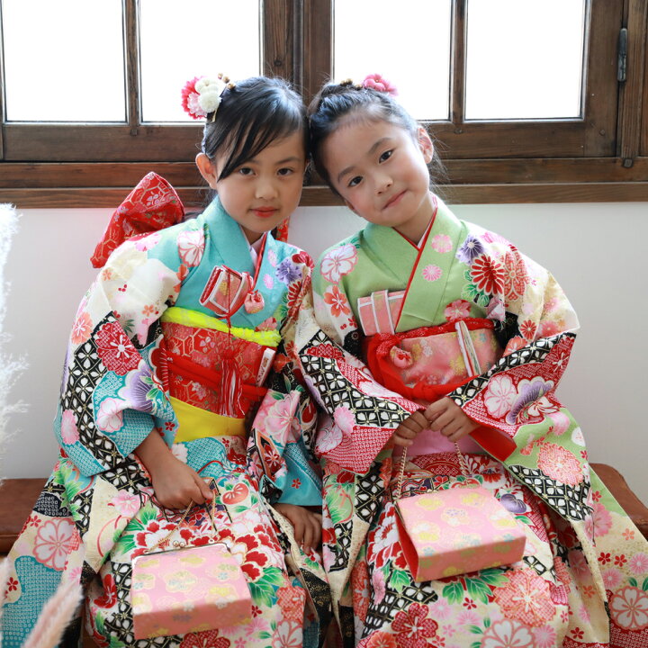 楽天市場】【レンタル】七五三 着物 7歳 レンタルフルセット 四つ身  