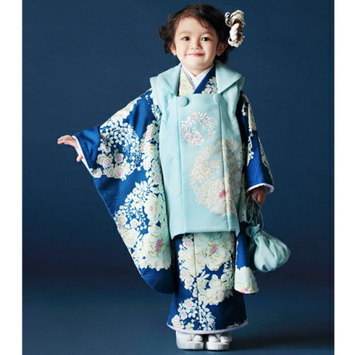 楽天市場】【レンタル】 七五三 着物 3歳 レンタル 女の子 被布着物10  