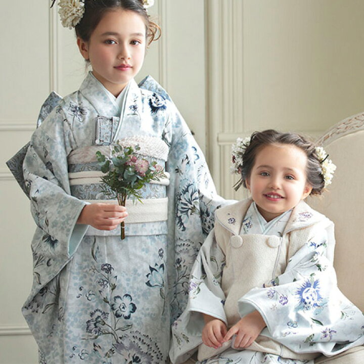 楽天市場】【レンタル】七五三 着物 3歳 レンタル 女の子 被布着物10点 