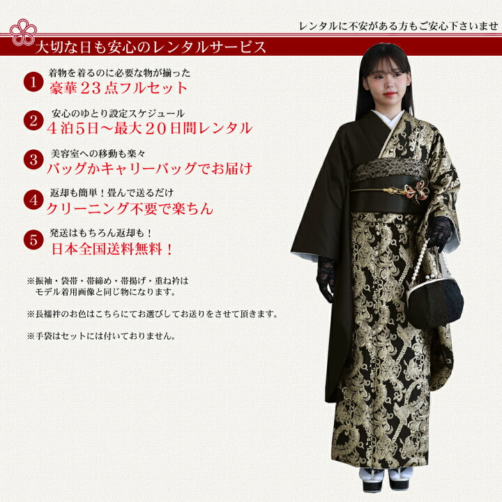 ♦︎シックでモダンな振袖♦︎フルセット♦︎幻想的♦︎他と差をつけ 