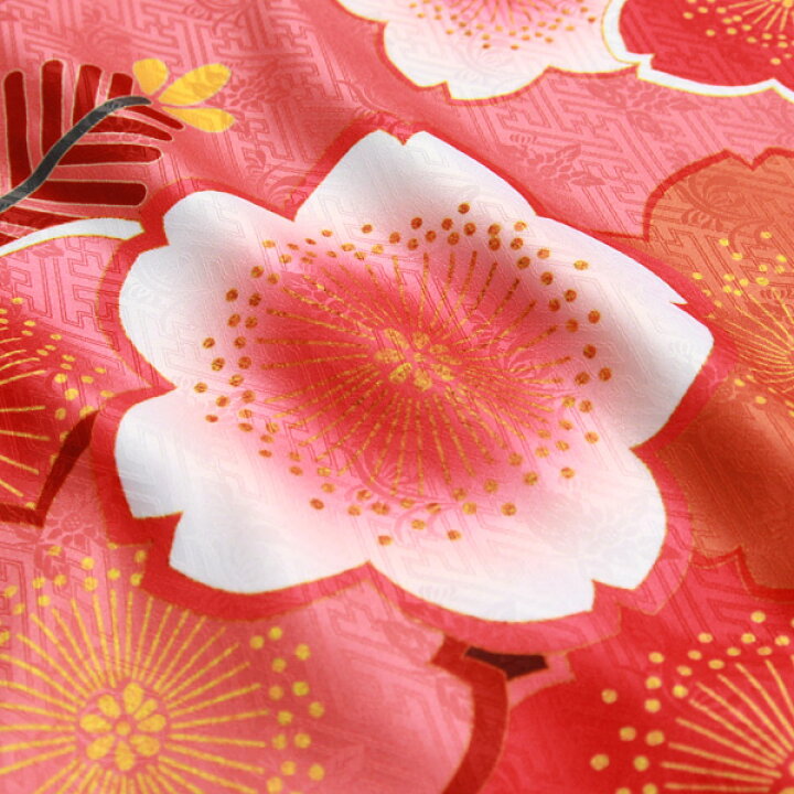 楽天市場】絵羽柄 振袖6点セット 販売 購入「ピンク地に波とレトロ桜