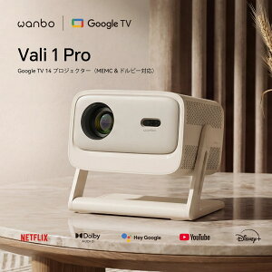 �y�V��������!20000off�N�[�|��!Google TV MT9660�`�b�v Dolby�I�[�f�B�I�EMEMC�Ή��zWanbo Vali 1 Pro �X�}�[�g�v���W�F�N�^�[ 2GB+32GB 1080P Google�A�V�X�^���g Netflix�Ή� 200°�W���o�� �V�䓊�e�v���W�F�N�^