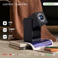 【新生活応援!12000offクーポン!正規Android TV 11.0 美収納レンズ保護】Wanbo Cube 2 Pro プロジェクタ…