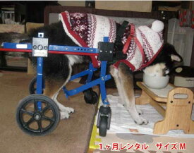【1カ月レンタル】4輪の犬の車椅子　K9カートスタンダード M(11.1〜18kg)用