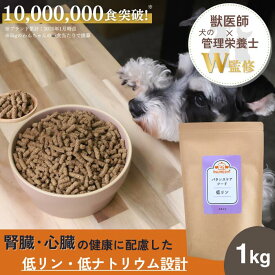 犬 低リン 総合栄養食 低ナトリウム 低たんぱく質 良質なたんぱく質 国産無添加 低リンフード 低ナトリウム 犬 ドッグフード 国内製造 ドライフード 腸内環境 乳酸菌 腸内環境 腎臓 心臓の負担を配慮 バランスケアフード 低リン