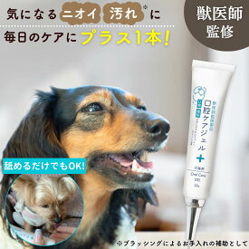 犬 歯磨き 歯磨き粉 犬 歯磨きジェル 腸内ケア 口腔ケア 歯 歯茎の健康維持 汚れ 臭い デンタルケア 犬用 口臭 ケア 歯垢 ペット 無添加 愛犬 歯磨き粉 はみがき 口臭が気になるわんちゃんに 全犬種 ペット用口腔ケアジェル 30g